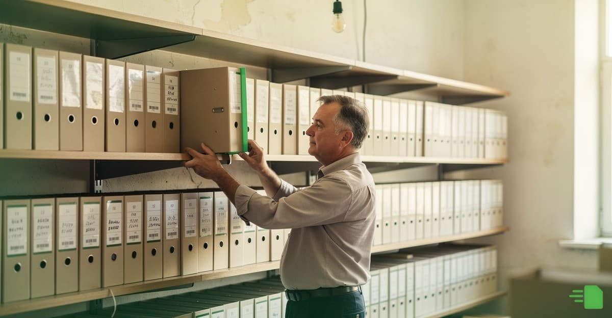 Archivace dokladů: jak dlouho uchovávat a jak správně